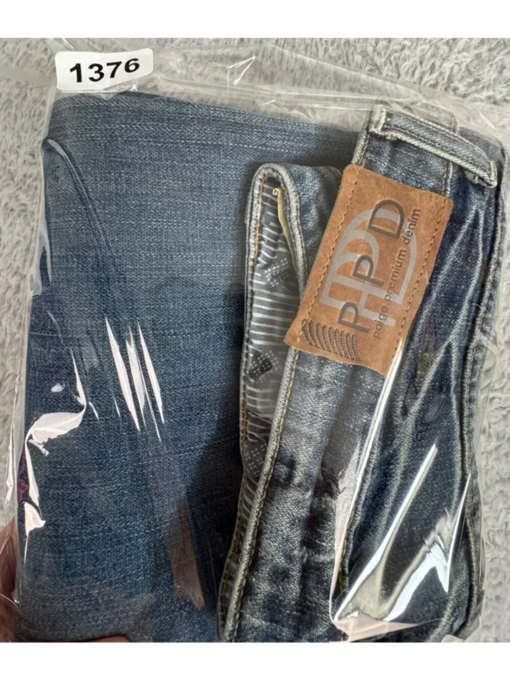 Paige Premium Denim JRC Relaxed Fit Jeans Mens 31 USA Blue Wash Office Casual